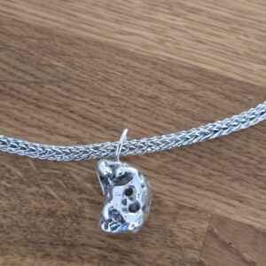 Hag stone Viking Knit necklace and pendant